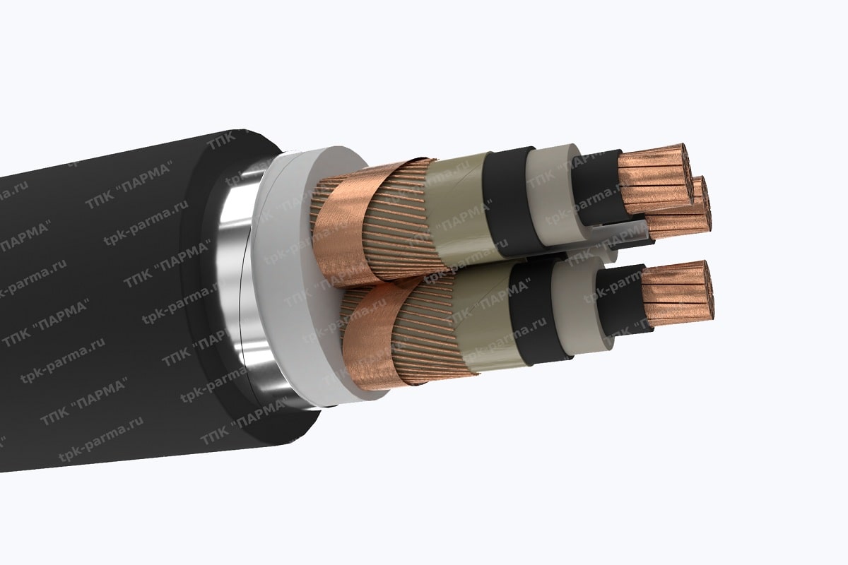 Кабель ПвБВнг(A)-LS 3х300/25 - 20кВ