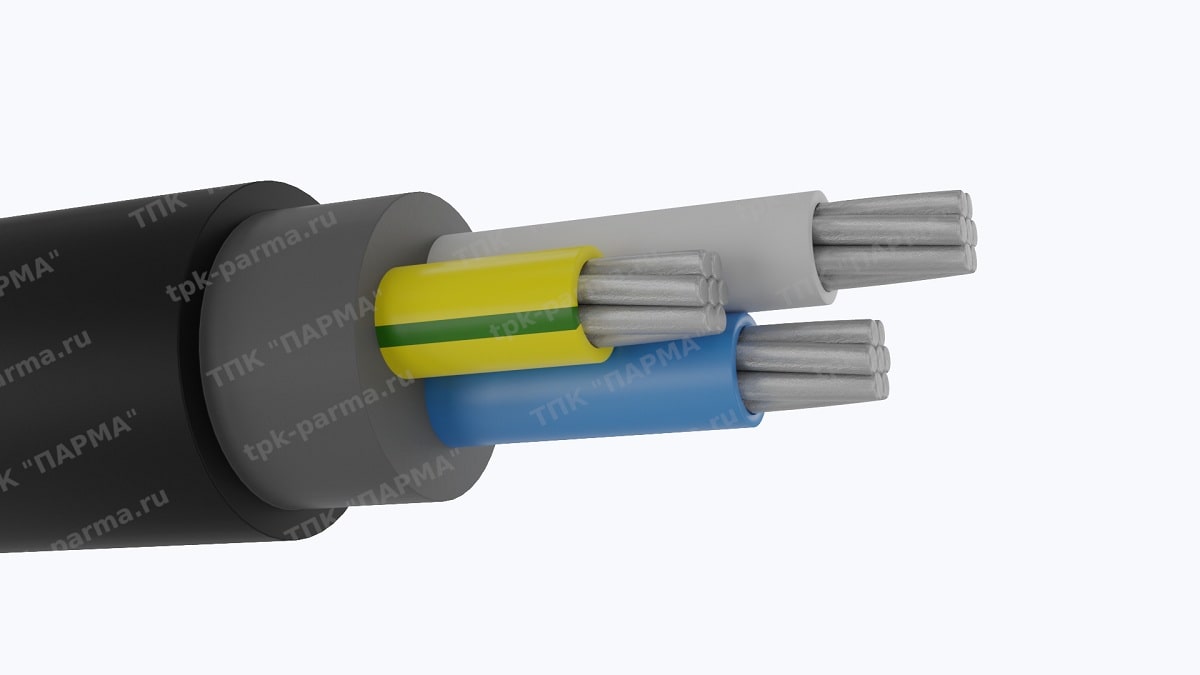 Фотография провода Кабель АПвВГ 3х2,5 - 1кВ