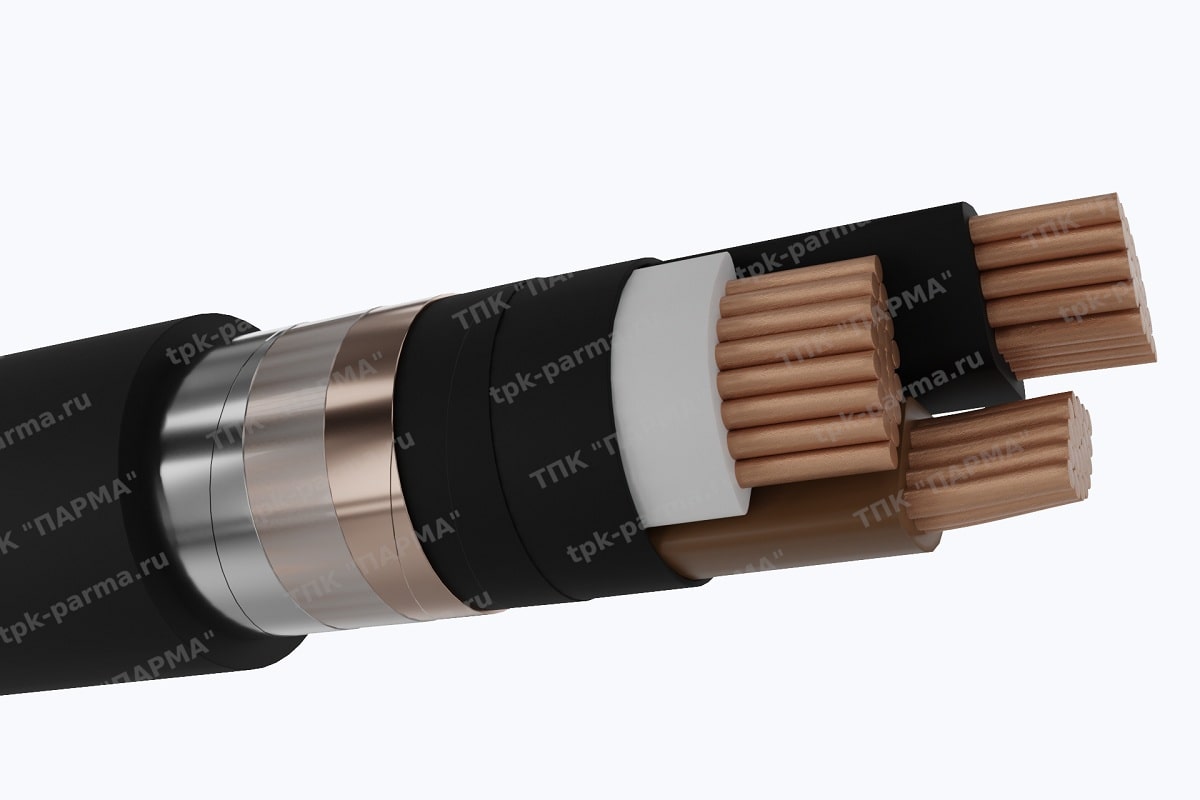 Фотография провода Кабель ПвБПнг(A)-HF 3х120/16 - 10кВ