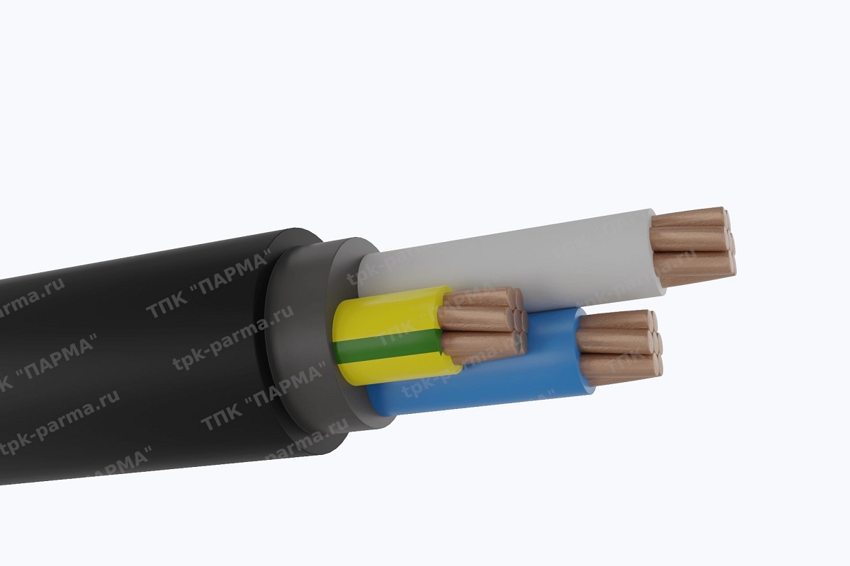 Фотография провода Кабель ВВГнг(A)-LS 3х2,5 - 1кВ
