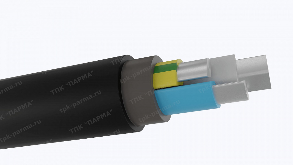 Фотография провода Кабель АВВГнг(A) 3х70 - 1кВ