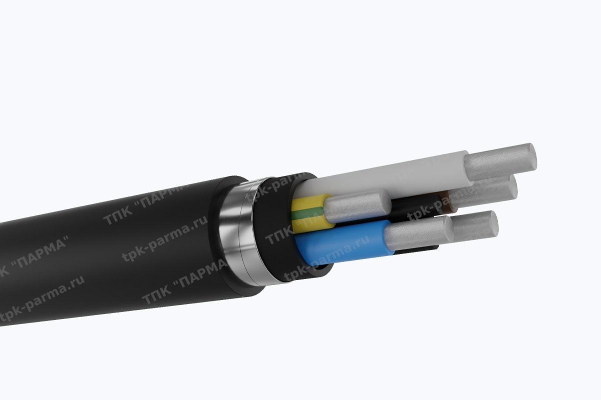 Фотография провода Кабель АПвБбШв 5х10 - 1кВ