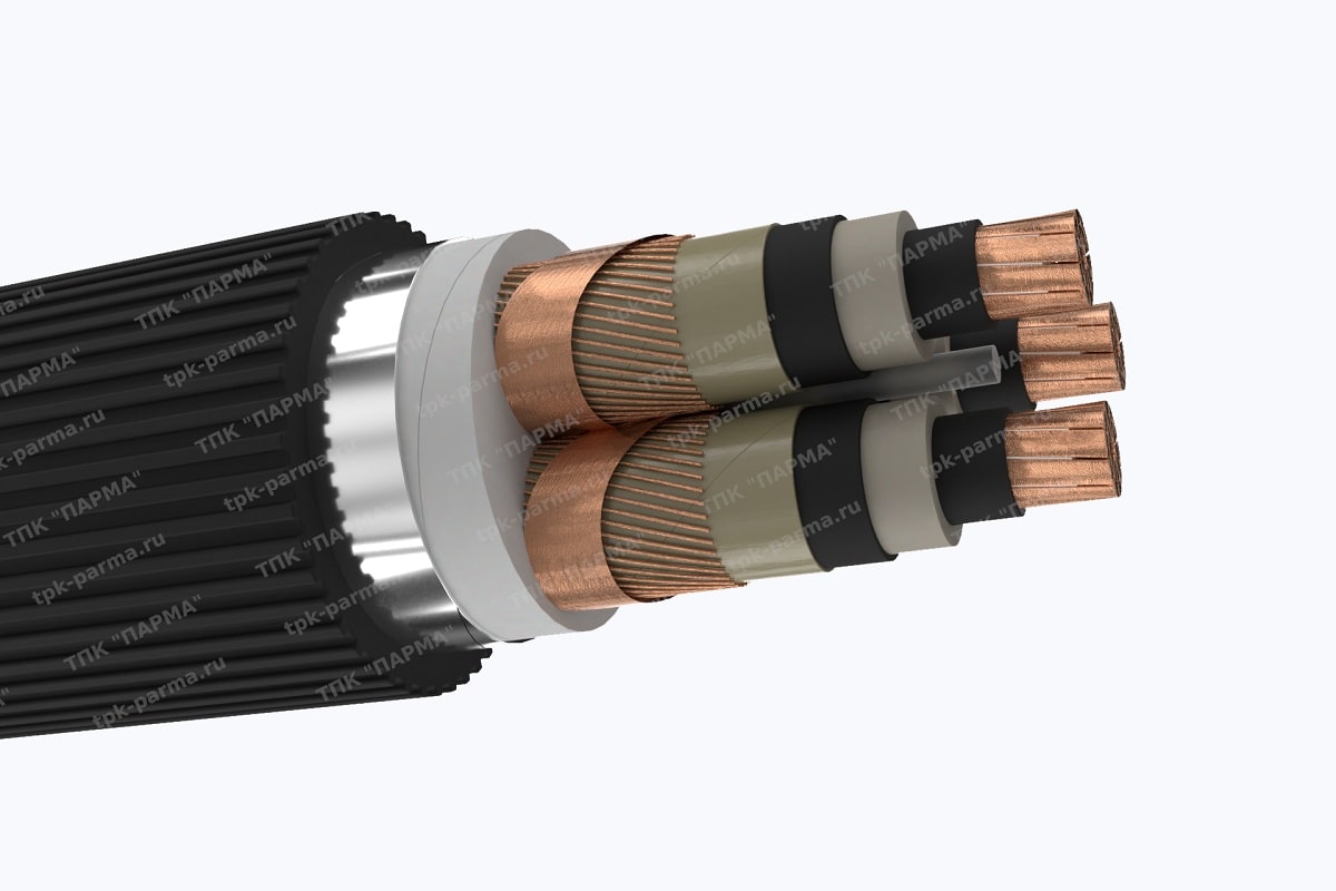Кабель ПвПу2гж 3х95/16 - 20кВ