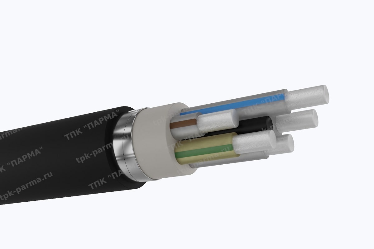 Фотография провода Кабель АПвБбШп 5х6 - 1кВ