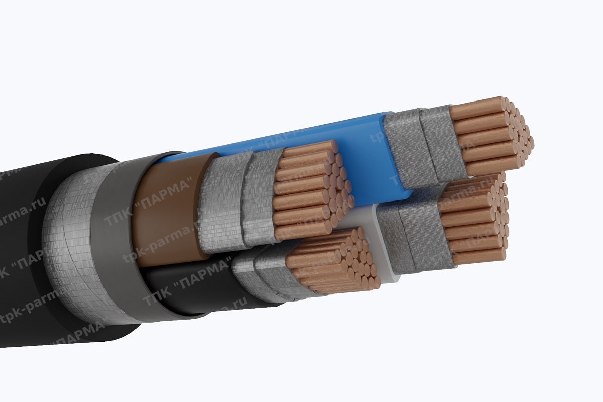 Фотография провода Кабель ПвВГнг(A)-FRLS 4х185 - 1кВ