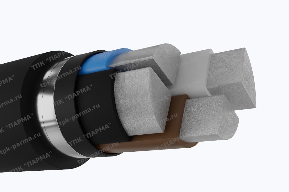 Фотография провода Кабель АПвБШвнг(A)-ХЛ 4х185 - 1кВ