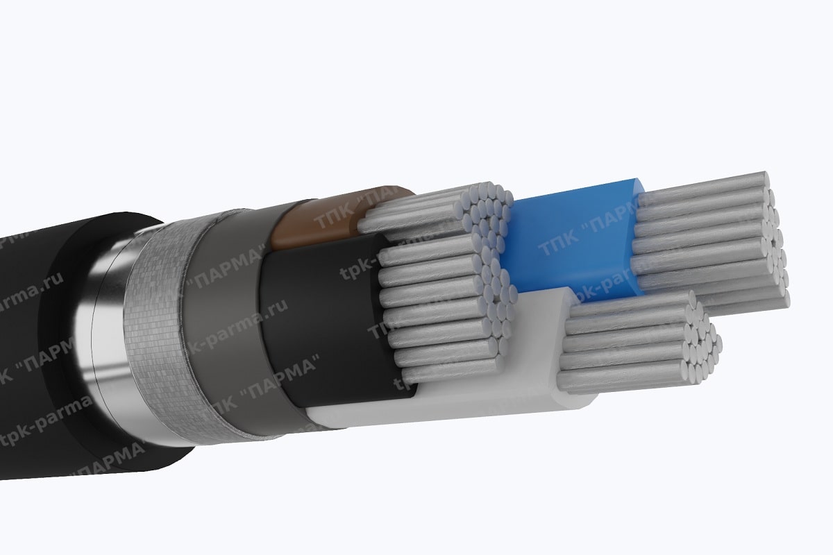 Фотография провода Кабель АПвБШвнг(A)-ХЛ 3х185 - 1кВ