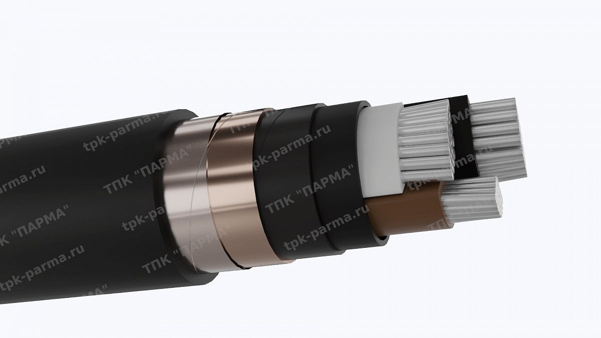 Кабель АПвВнг(A)-LS 3х70/50 - 35кВ