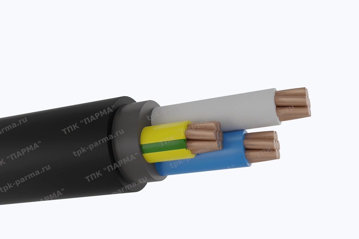 Фотография провода Кабель ППГнг(A)-HF 3х95 - 1кВ