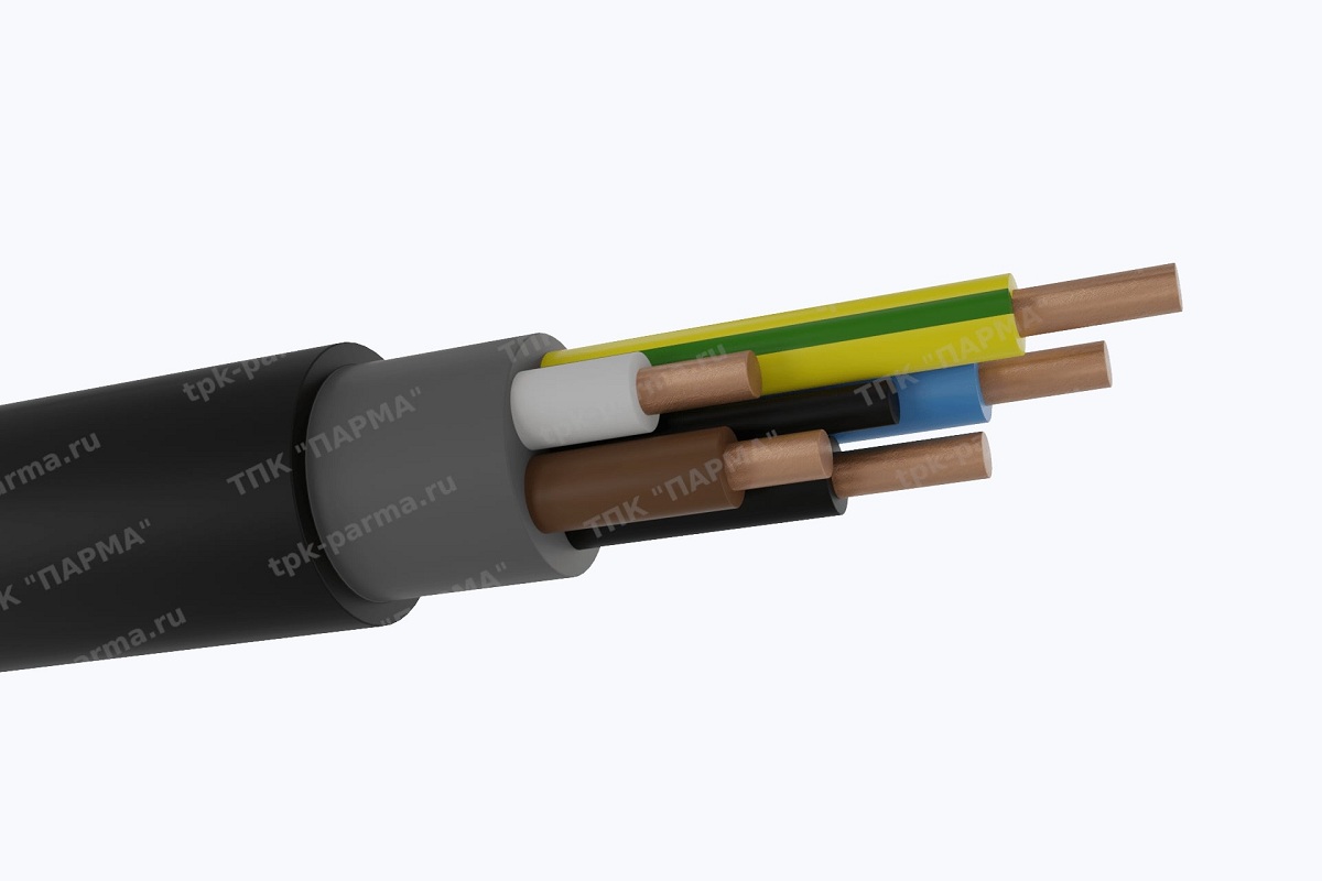 Фотография провода Кабель ППГнг(A)-HF 5х4 - 1кВ
